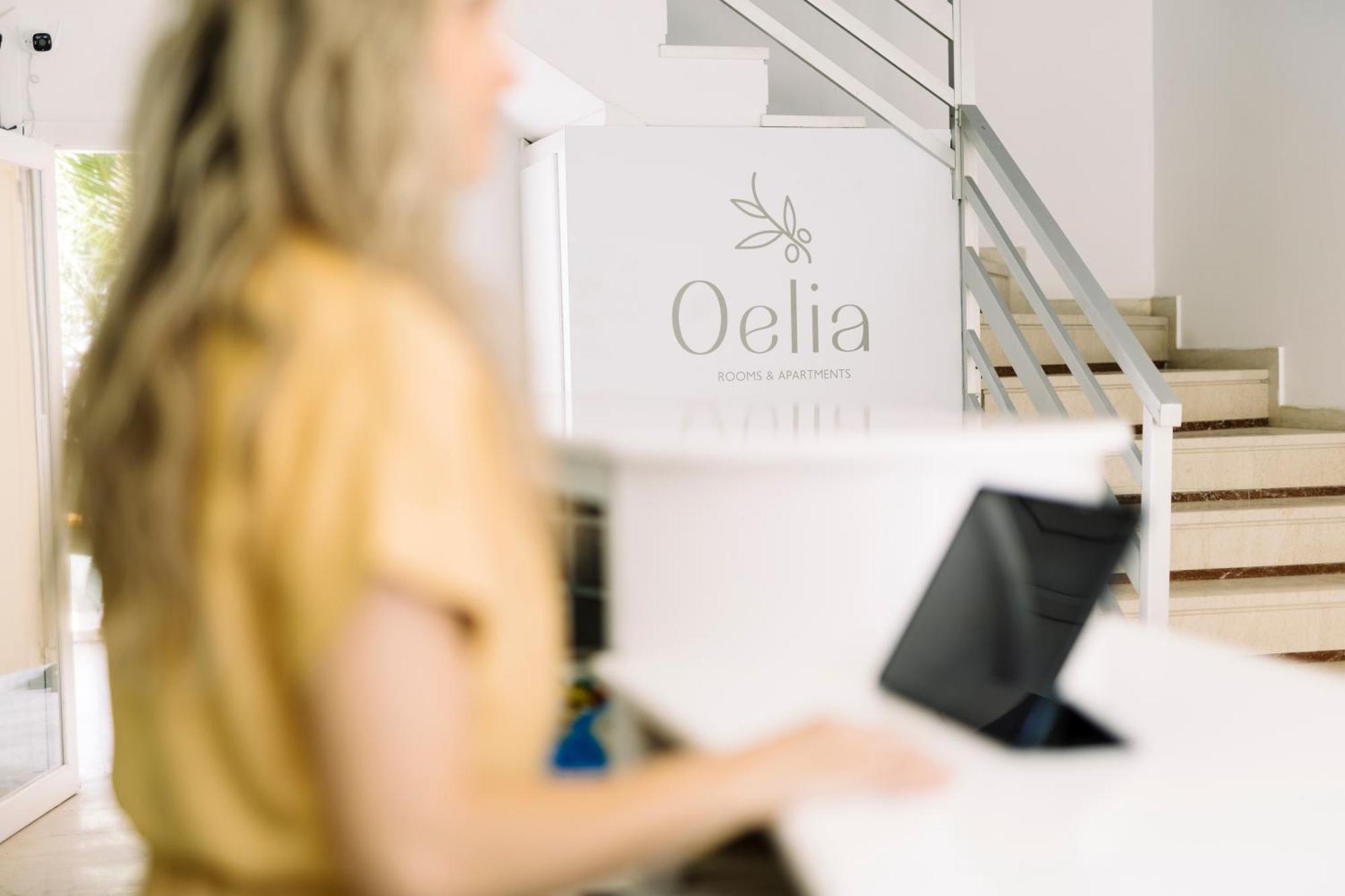 Oelia Rooms & Apartments Agia Marina  Exteriör bild